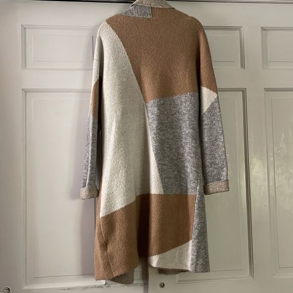 Love Token Colorblock Open Front Cardigan - Picture 3 of 5